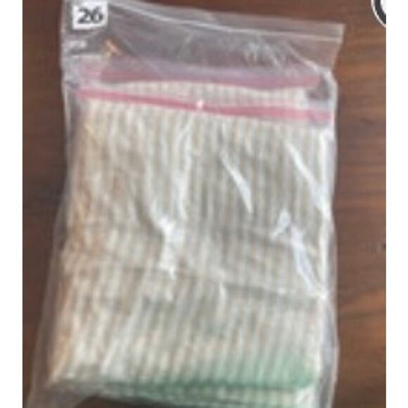 Quince European Linen Stiped Euro Sham 20X20 Natural and White NWOT #28 - Picture 2 of 2